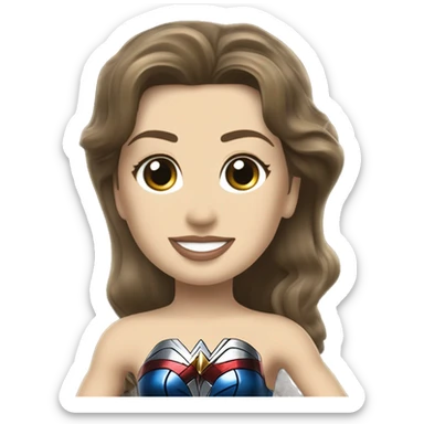 Linda Carter as WW2 Wonder Woman’s Long wheelbase widened ground effects Scion FR-S hypercar hot wheels car sticker