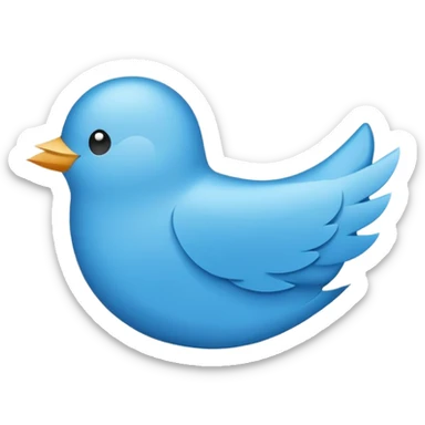 Twitter Logo app icon  sticker