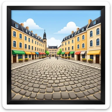 central square sticker