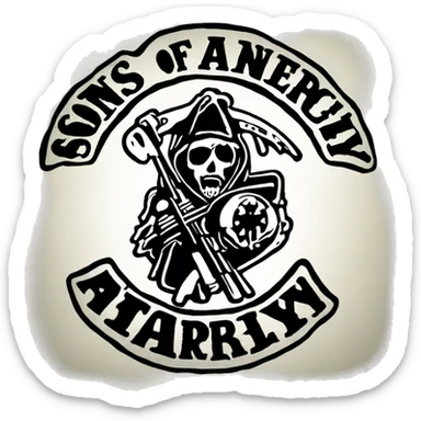 Sons of anarchy logo sticker
