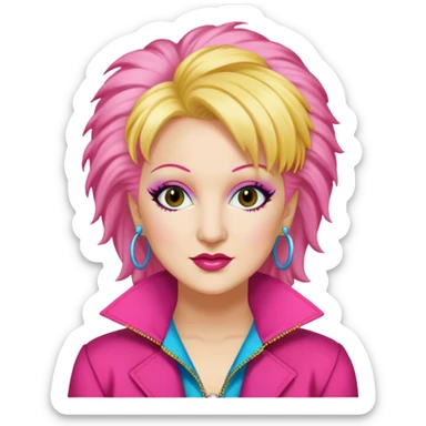 Cyndi lauper  sticker