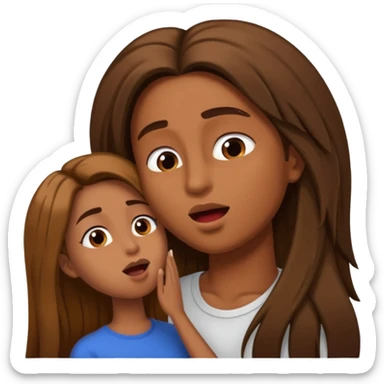 Mulher morena fazendo boquete em um homem sticker