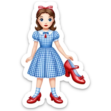 Dorothy from The Wizard of Oz sticker