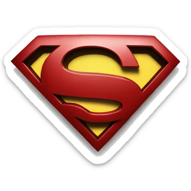 Superman logo sticker