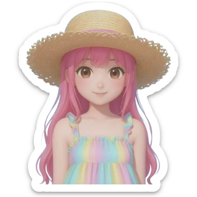 gyaru summer WHITE SKIN sticker