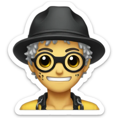 Trafalgar Law one piece sticker