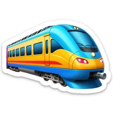 Make a train race sticker