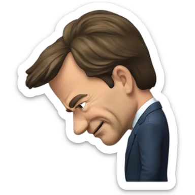 Mark-rutte-bending-over sticker
