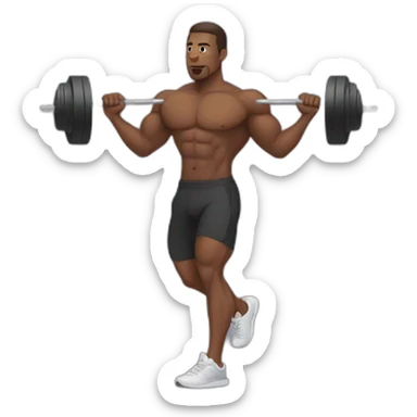Gym workout sticker
