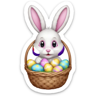 Easter Bunny sticker