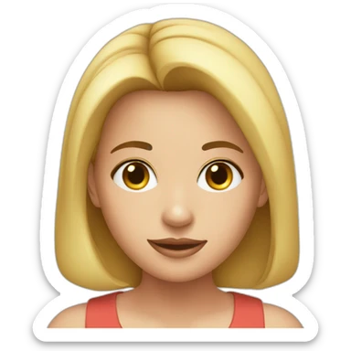 young sharon sticker