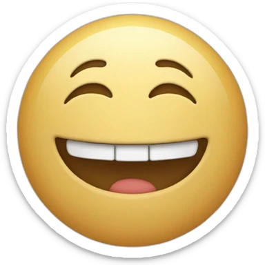 Emojie qui rie sticker