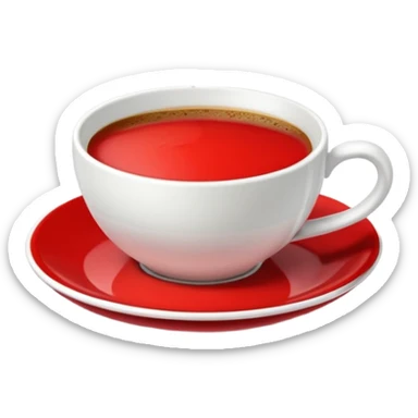 coccinelle dans un café sticker