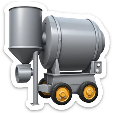 concrete mixer sticker