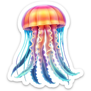 Jellyfish sticker