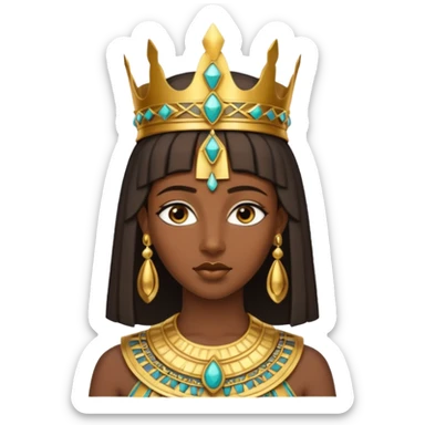 etiopya Cleopatra's crown sticker
