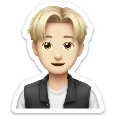 bangchan from straykids sticker