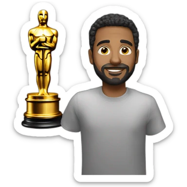 ar rahaman with oscars sticker