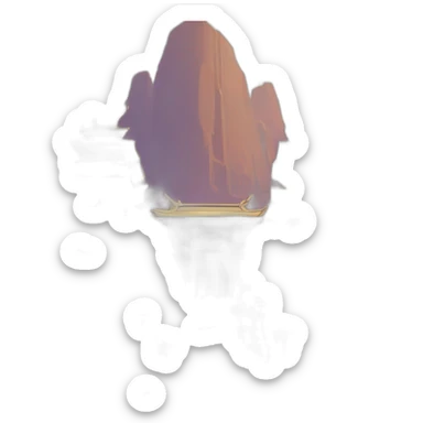 alien temple scifi roguelike rpg style inspired by slay thee spire sticker