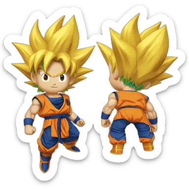 Goku super sayan 3 sticker