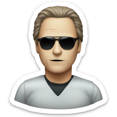 michael myers wearing sunglasses sticker