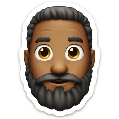 Ant with a beard sticker