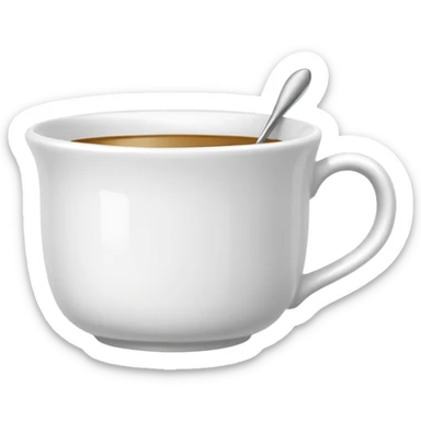 peronaje de una taza de ceramica sticker