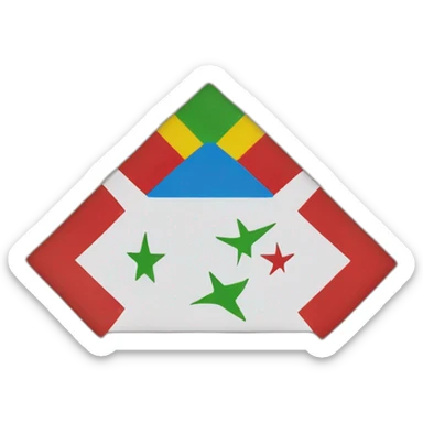 Amazigh Moraccan flag sticker