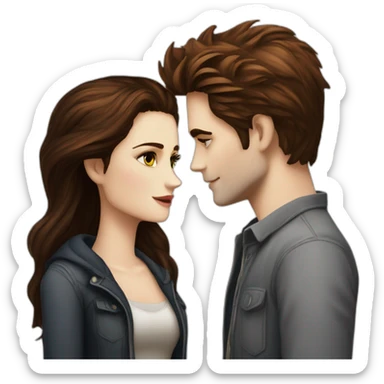 edward cullen and bella swan sticker