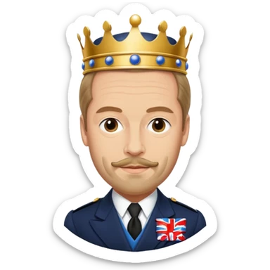 Prince George Duke Of Kent 5th Son of King George V sticker