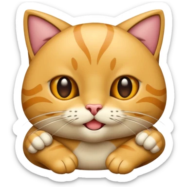 gato arranhando uma criança sticker