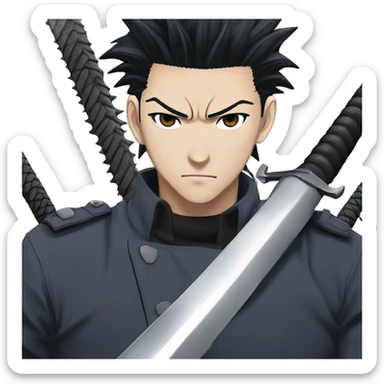 Toji fushiguro from jujutsu kaisen sticker