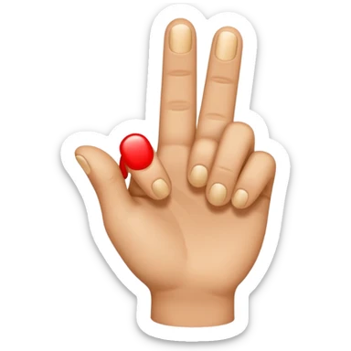 create me an emoji that is a finger pointing to watch the front of the screen so pointing at me point it strate at me sticker