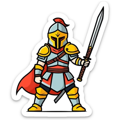 Use a picture of myself and make me into a warrior sticker