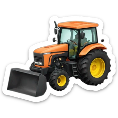 tracteur tondeuse sticker