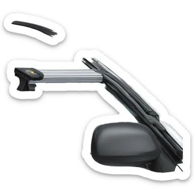 2 windshield wiper blades sticker