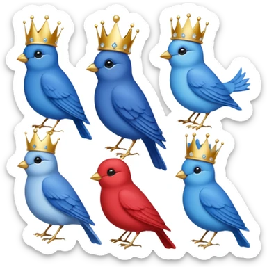 create 6 icons for a tweet, where 1 icon is the basic one, 2 is for 2 months of subscription, 3 is for 3 months of subscription, 4 is for 6 months of subscription, 5 is for 9 months of subscription, and 6 is for a year of subscription. sticker