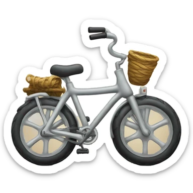 bike with solid inflated tires sticker