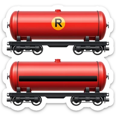 railway fuel car sticker