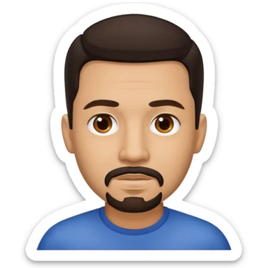 Has a un boricua con barba de chivo sticker