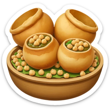 Pani puri sticker