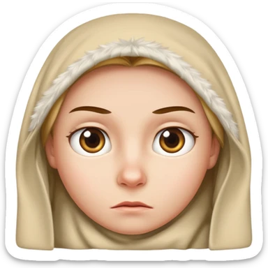 Lappland arknighits character peeking sticker