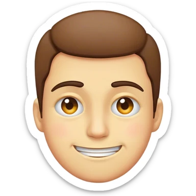 Hi bye I love you I hate you sticker