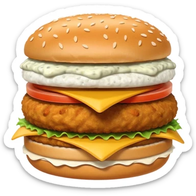 McDonald filet o fish  sticker