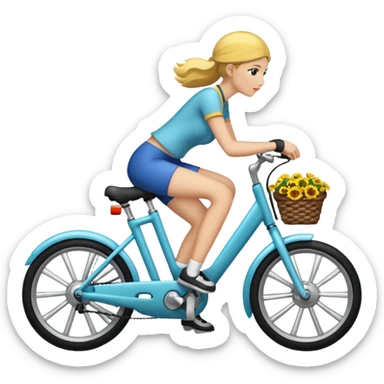 Grab bike women sticker