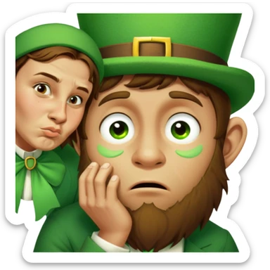 Sad Leprechaun sticker
