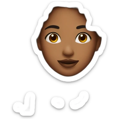 girl with magnolia sticker