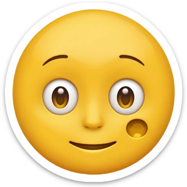 Based on these photos, make an emoji with facial features preserved sticker