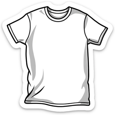 designer t-shirt sticker