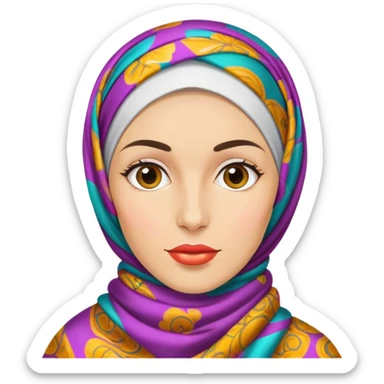 Headscarf  sticker